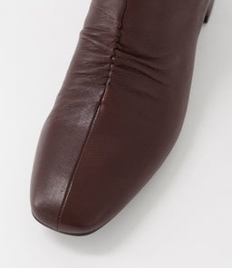 WOMAN AL DARK BROWN LEATHER