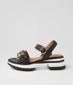 LEIGHTON AL BLACK LEATHER