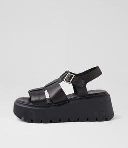 CLEMENCY AL BLACK LEATHER