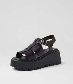 CLEMENCY AL BLACK LEATHER