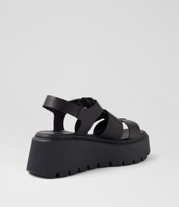 CLEMENCY AL BLACK LEATHER