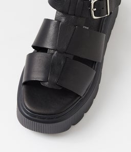 CLEMENCY AL BLACK LEATHER