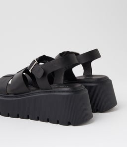 CLEMENCY AL BLACK LEATHER