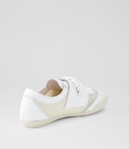 JAYDEN AL WHITE LEATHER MESH