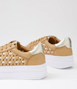 ILONA AL CAMEL GOLD LEATHER