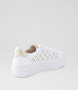 ILONA AL WHITE GOLD LEATHER