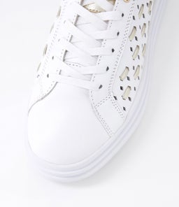 ILONA AL WHITE GOLD LEATHER