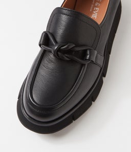 BAILEY AL BLACK LEATHER
