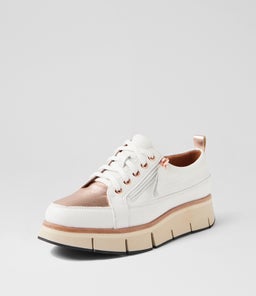 BINDI AL WHITE ROSE GOLD LEATHER