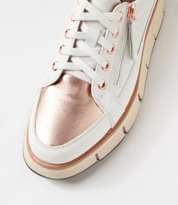 BINDI AL WHITE ROSE GOLD LEATHER