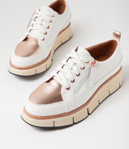 BINDI AL WHITE ROSE GOLD LEATHER