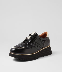 HELENA AL BLACK BLACK PATENT SYNTHETIC