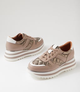 HELENA AL DK STONE LEATHER SYNTHETIC