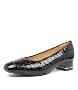 GRAZ 38 AR SCHWARZ CROC LEATHER