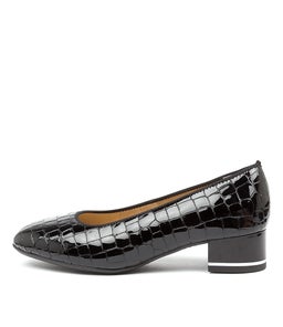 GRAZ 38 AR SCHWARZ CROC LEATHER