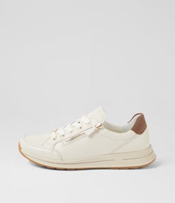 OSAKA 01 AR CREME SESAME LEATHER SUEDE