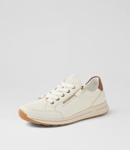 OSAKA 01 AR CREME SESAME LEATHER SUEDE