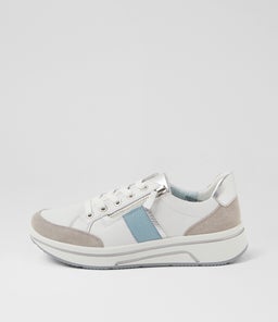 SAPPORO 34 AR PEBBLE GREY LEATHER SUEDE