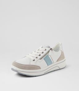 SAPPORO 34 AR PEBBLE GREY LEATHER SUEDE