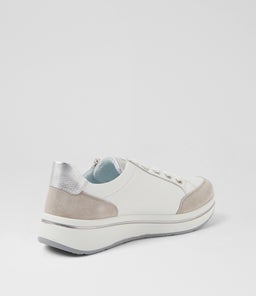SAPPORO 34 AR PEBBLE GREY LEATHER SUEDE