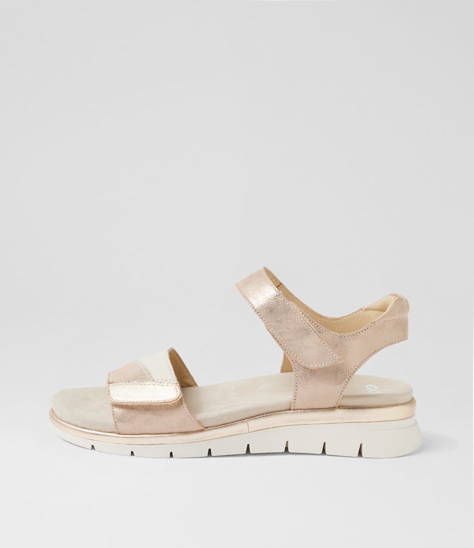 Cambridge 4 Platinum Multi Leather Sandals