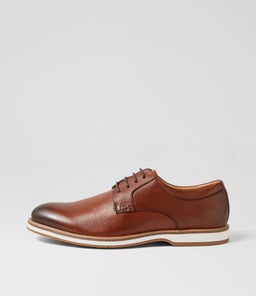 HARDY AU MID BROWN LEATHER