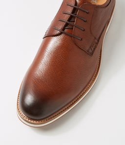 HARDY AU MID BROWN LEATHER