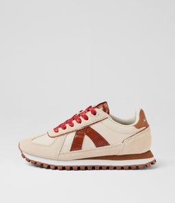 Gate Sable Brown Lava Suede Nylon Sneakers Gate Sable Brown Lava Suede Nylon Sneakers