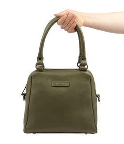 LAST MOUNTAINS BAG AX KHAKI LEATHER