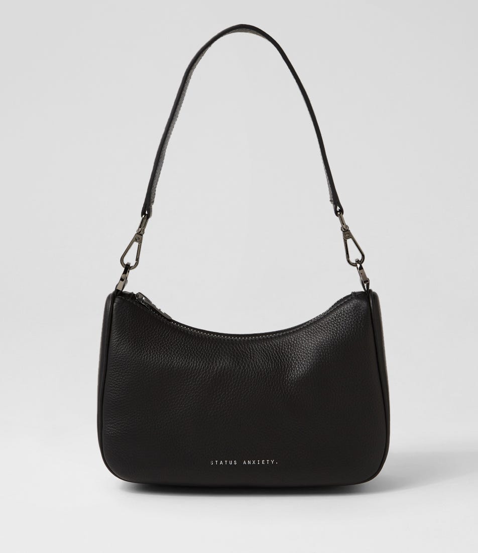 Look Both Ways Black Leather Cross Body Bag Look Both Ways Black Leather Cross Body Bag