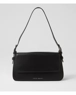 Figure You Out Black Leather Handbag