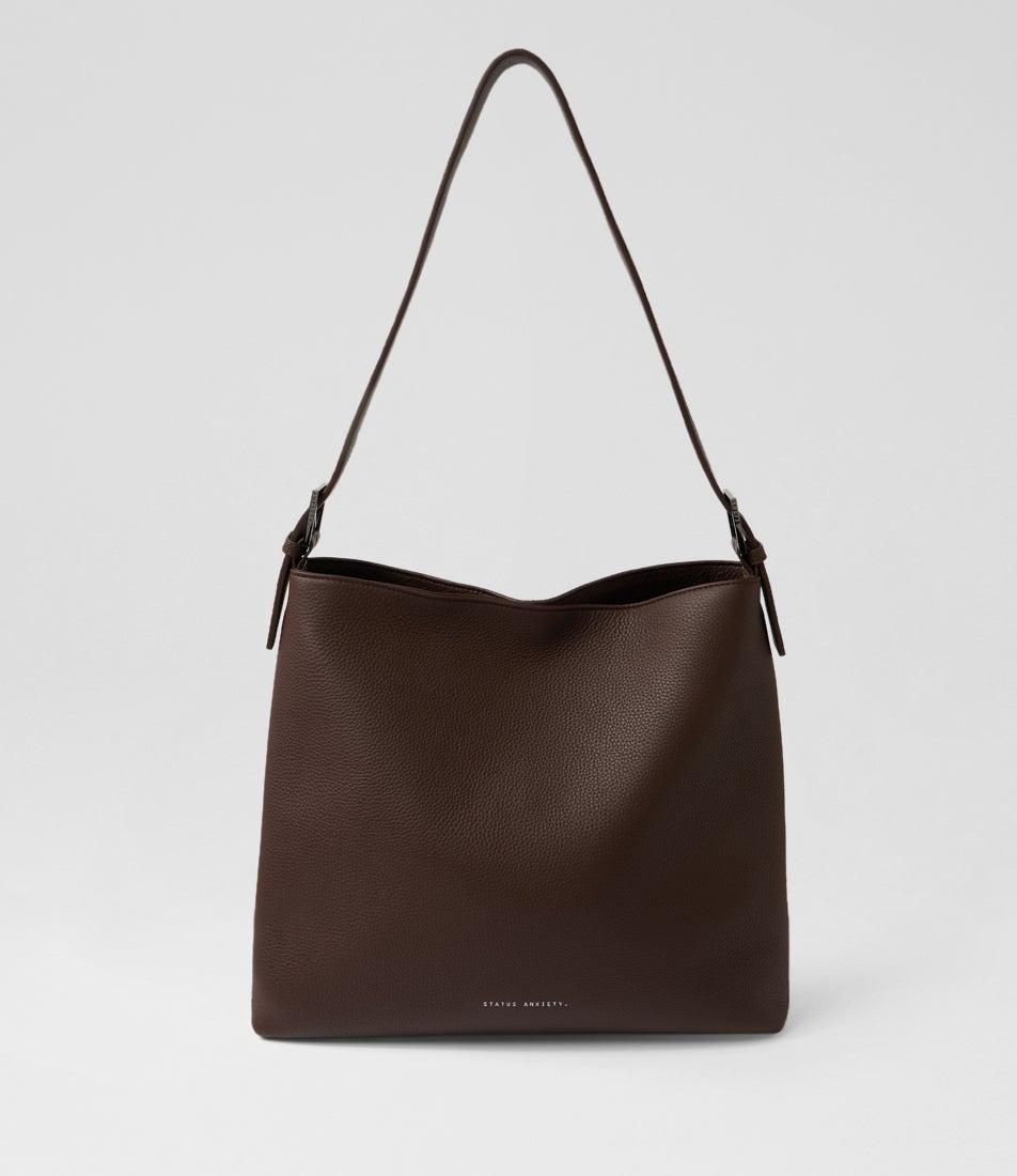 Forget About It Cocoa Leather Handbag Forget About It Cocoa Leather Handbag