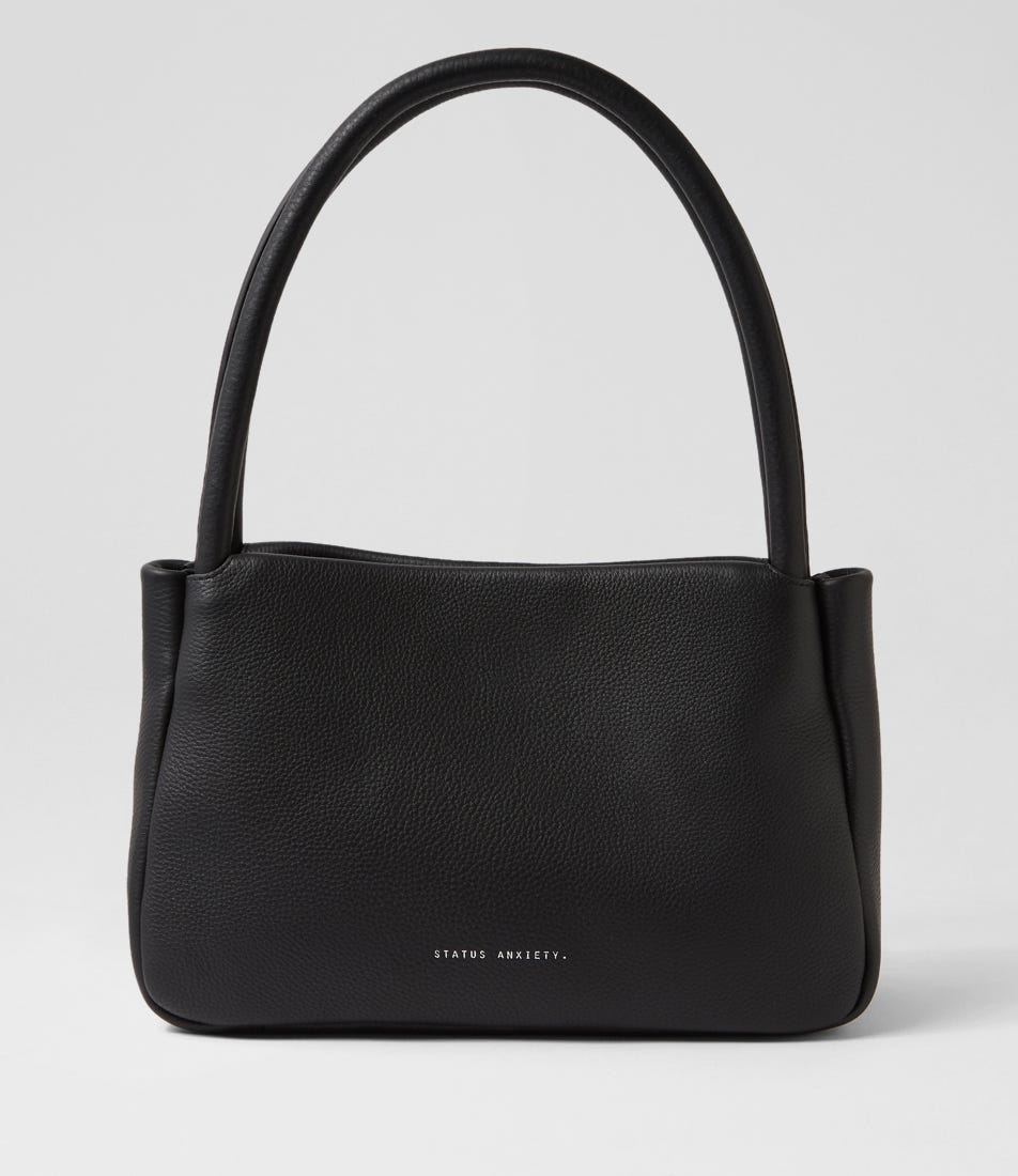 Light Of Day Black Leather Handbag Light Of Day Black Leather Handbag