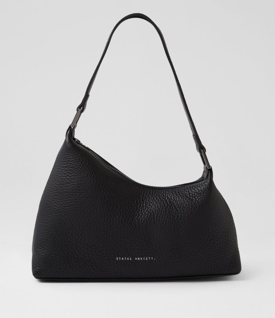 Reverie Black Leather Handbag