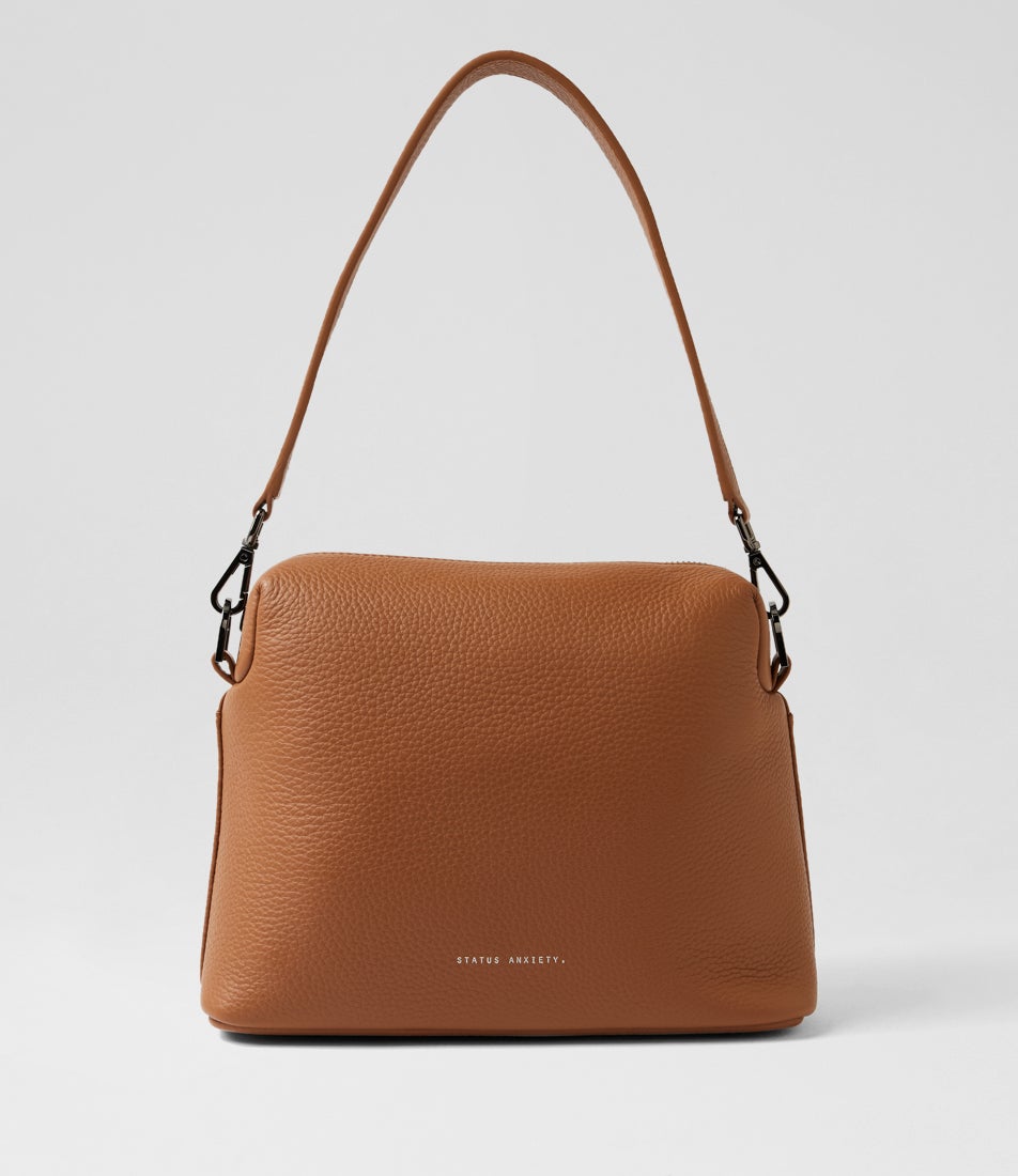By Some Miracle Camel Leather Handbag By Some Miracle Camel Leather Handbag