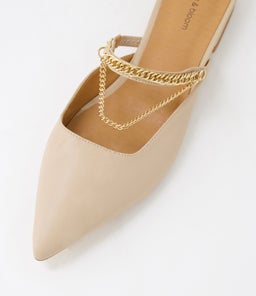ON THE GO FLAT B2 SAND LEATHER