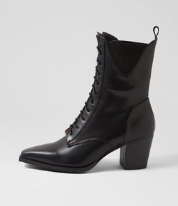 JUMPING SHIP B2 BLACK LEATHER