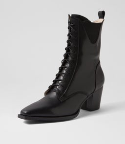 JUMPING SHIP B2 BLACK LEATHER