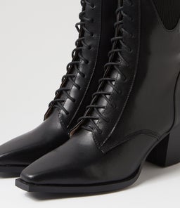 JUMPING SHIP B2 BLACK LEATHER