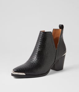 AUSTIN B2 BLACK CROC LEATHER