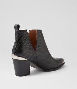 AUSTIN B2 BLACK CROC LEATHER