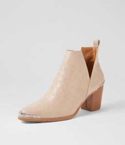 AUSTIN B2 BLUSH CROC LEATHER