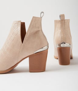AUSTIN B2 BLUSH CROC LEATHER