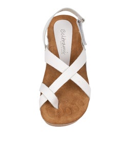 YAZMINE BE WHITE LEATHER