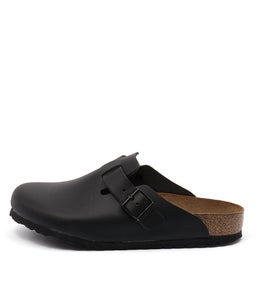 Boston Mens Black Smooth Leather Flat Shoes Boston Mens Black Smooth Leather Flat Shoes