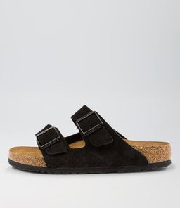 ARIZONA MEN'S BLACK SUEDE LEATHER