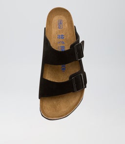 ARIZONA MEN'S BLACK SUEDE LEATHER