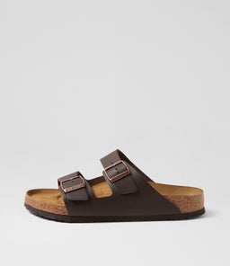 ARIZONA MEN'S DARK BROWN SMOOTH LEATHER