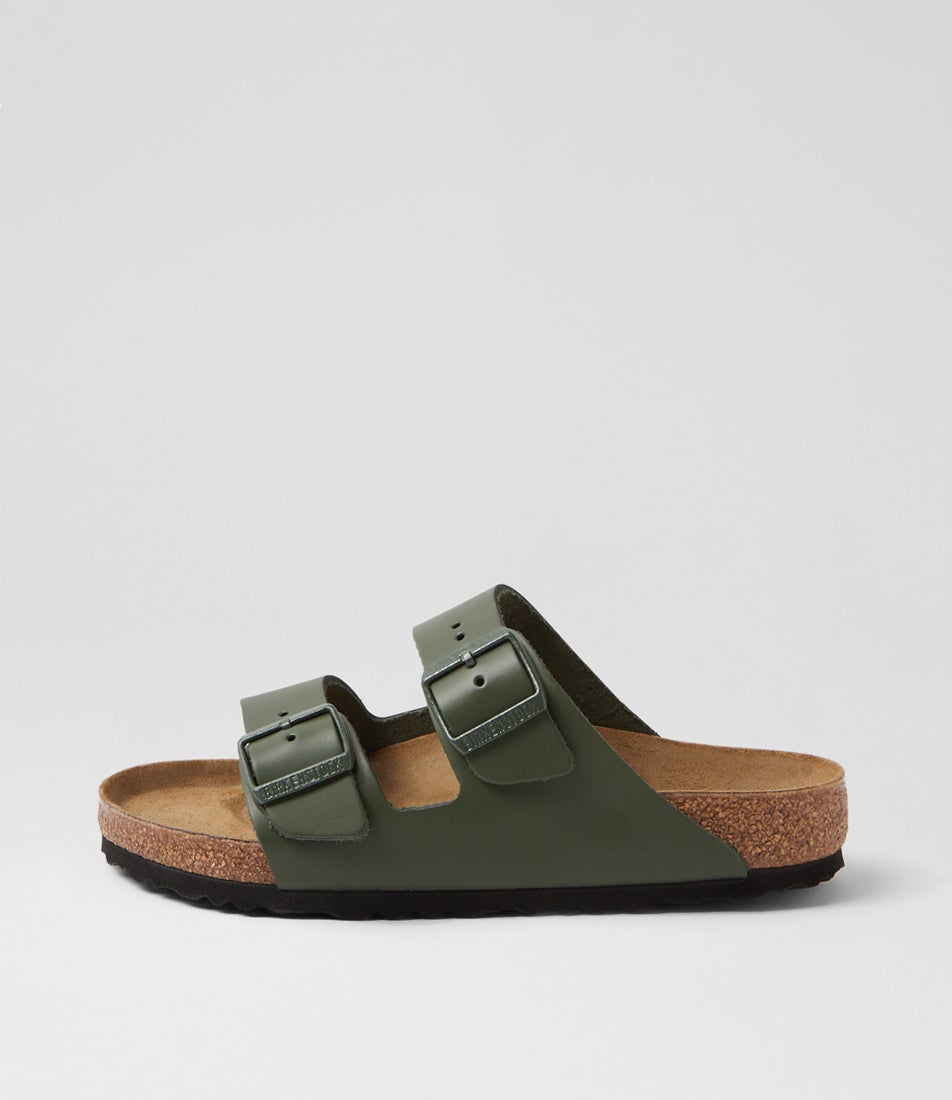 Arizona Thyme Leather Slides Arizona Thyme Leather Slides