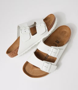 ARIZONA WHITE WHITE SMOOTH LEATHER